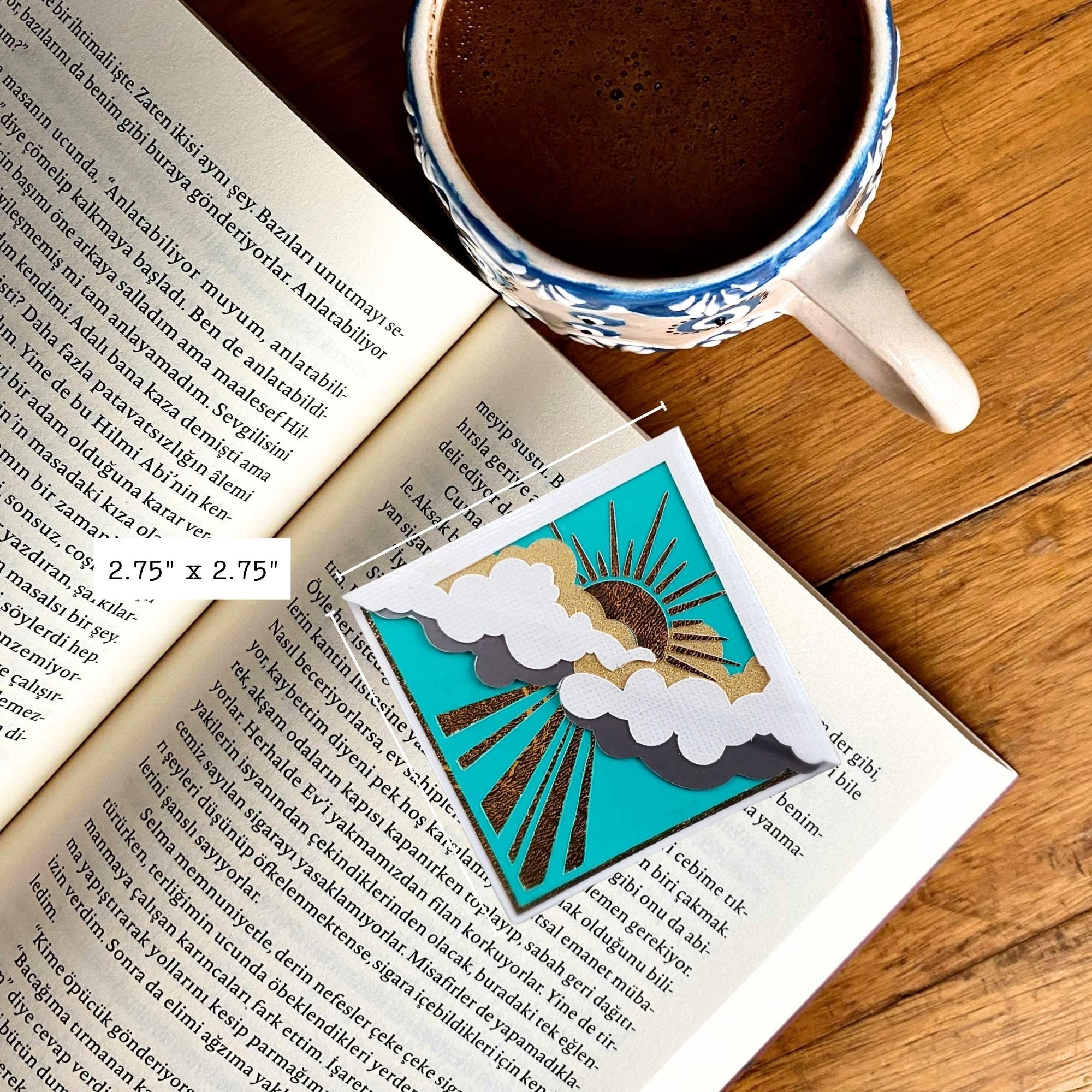 Shining Skies Deluxe Corner Bookmark