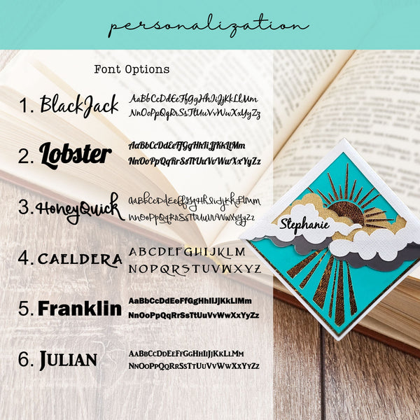 Shining Skies Deluxe Corner Bookmark