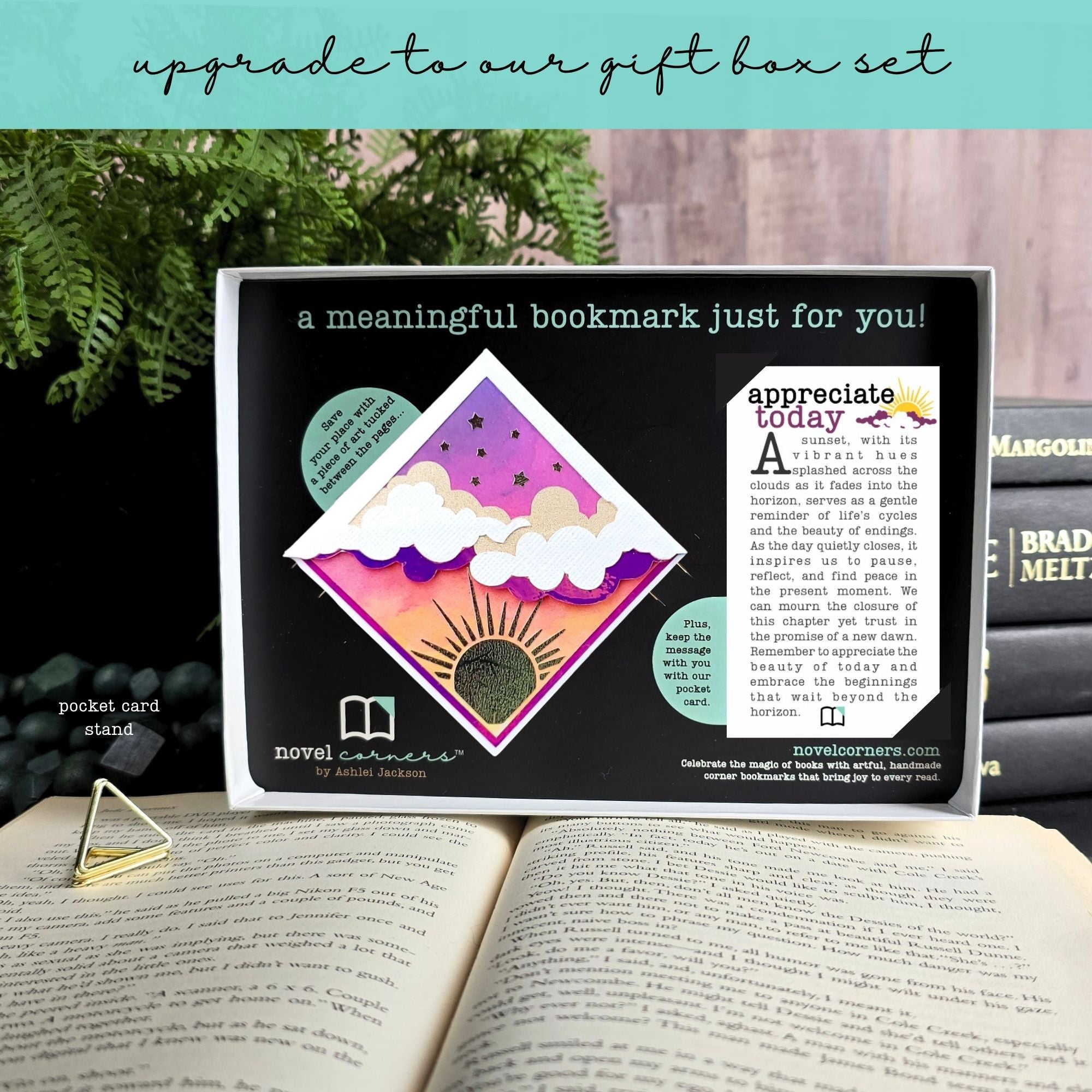 Sunset Skies Deluxe Corner Bookmark