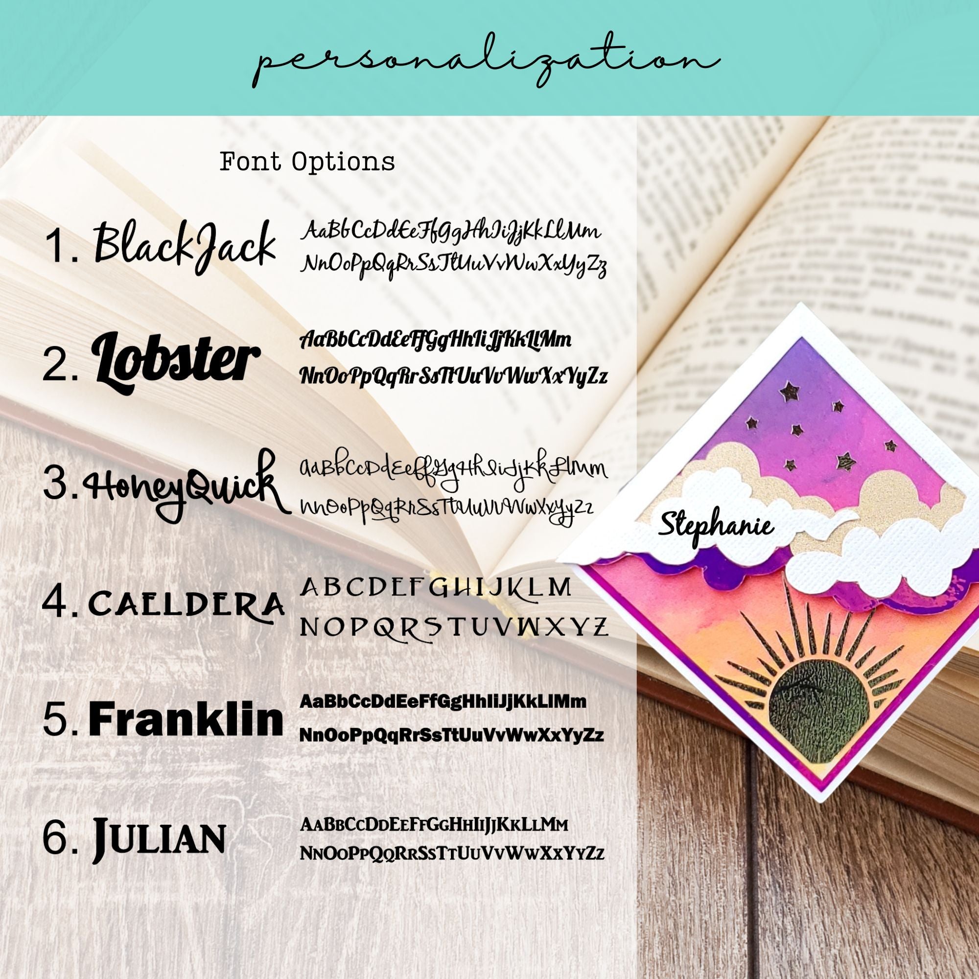Sunset Skies Deluxe Corner Bookmark
