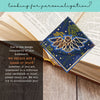 Geo Owl Signature Corner Bookmark