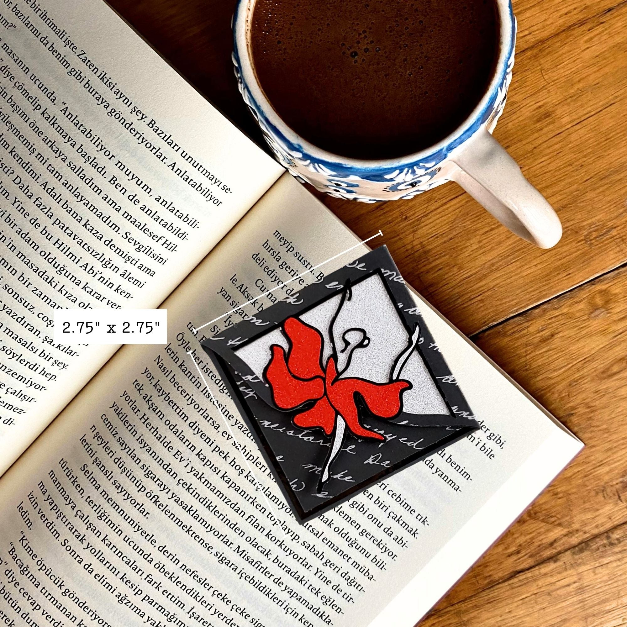 Dancer Paper Signature Corner Bookmark
