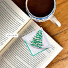 Snowy Tree Signature Corner Bookmark