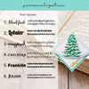 Snowy Tree Signature Corner Bookmark