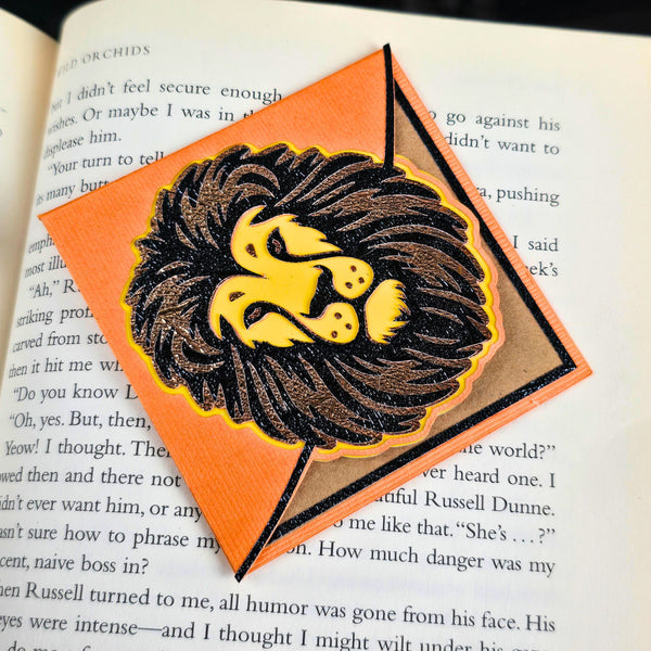 Regal Lion Signature Corner Bookmark