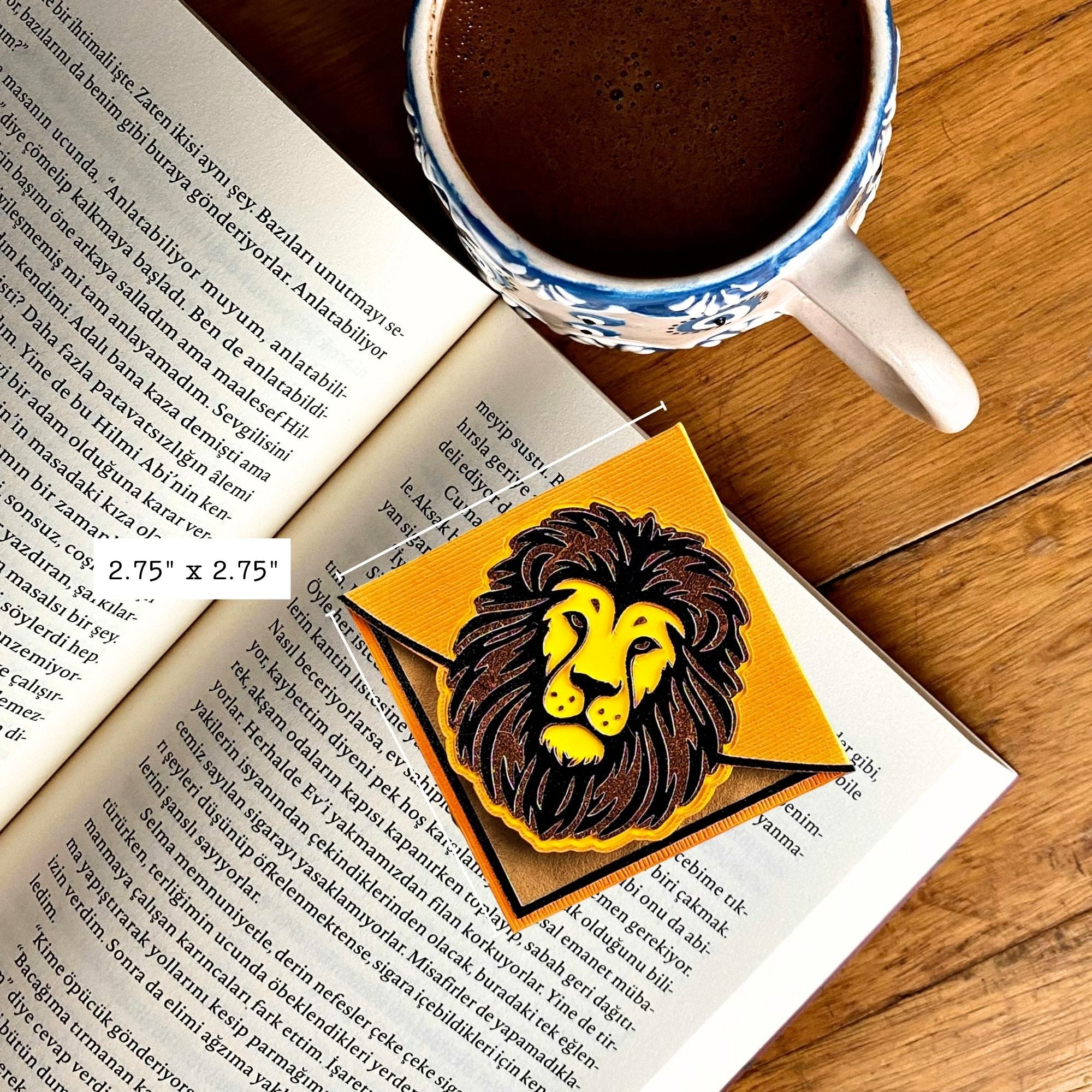 Regal Lion Signature Corner Bookmark