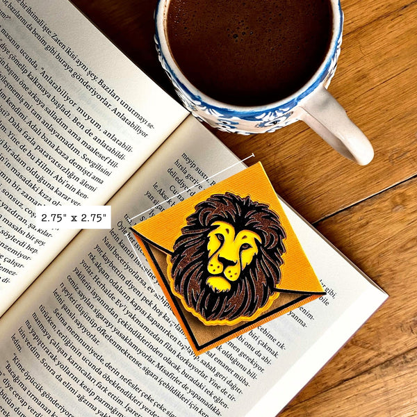 Regal Lion Signature Corner Bookmark