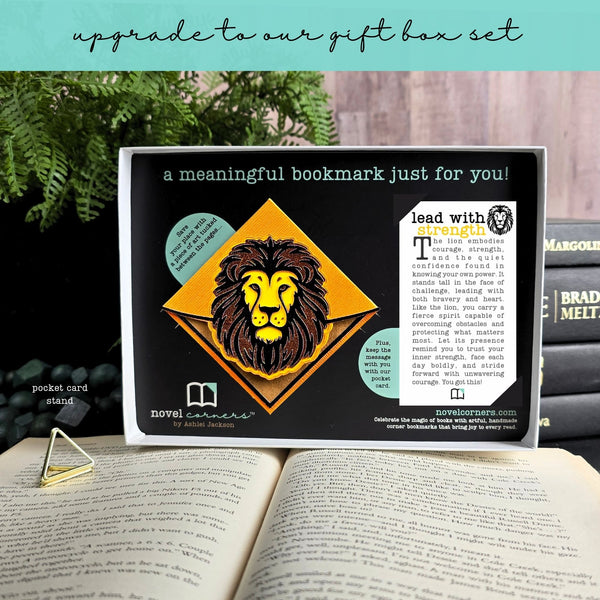 Regal Lion Signature Corner Bookmark