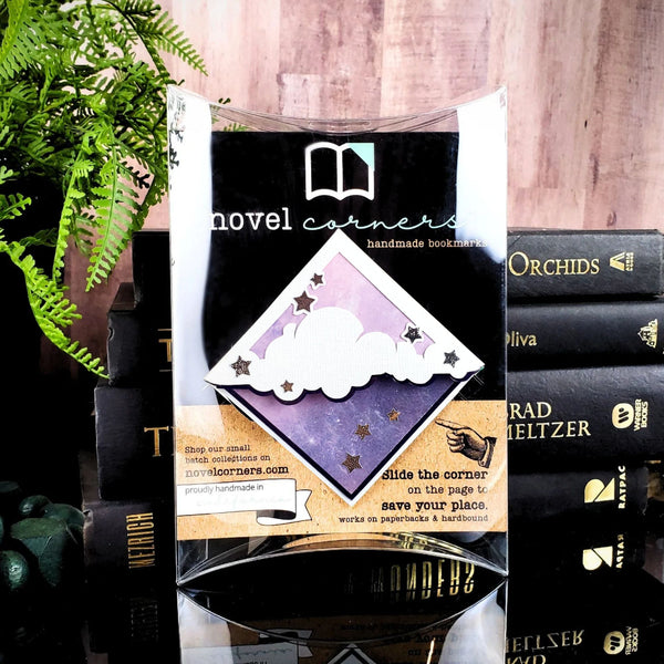 Galaxy Night Stars Signature Corner Bookmark