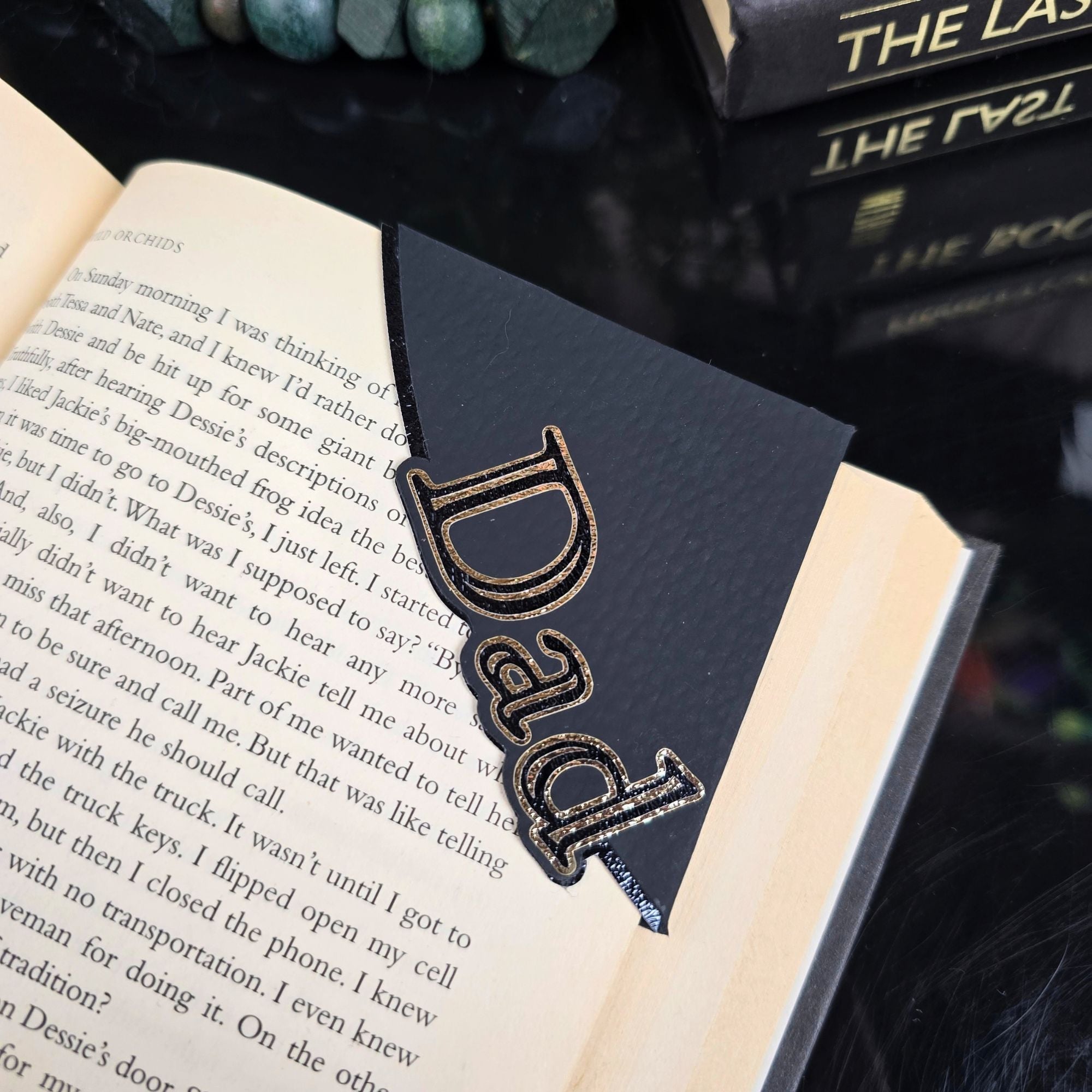 Dad Signature Corner Bookmark