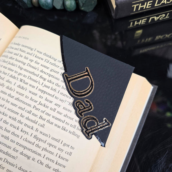 Dad Signature Corner Bookmark