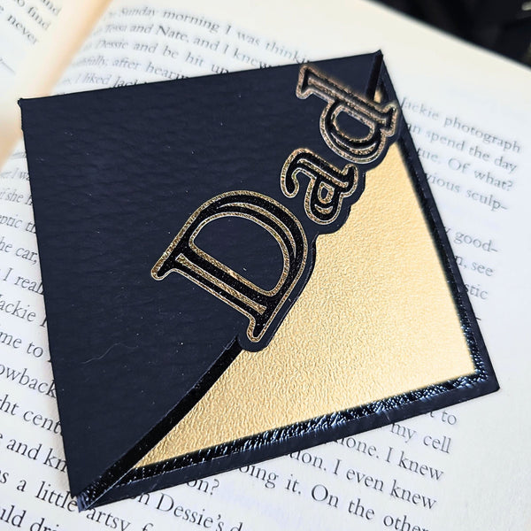 Dad Signature Corner Bookmark