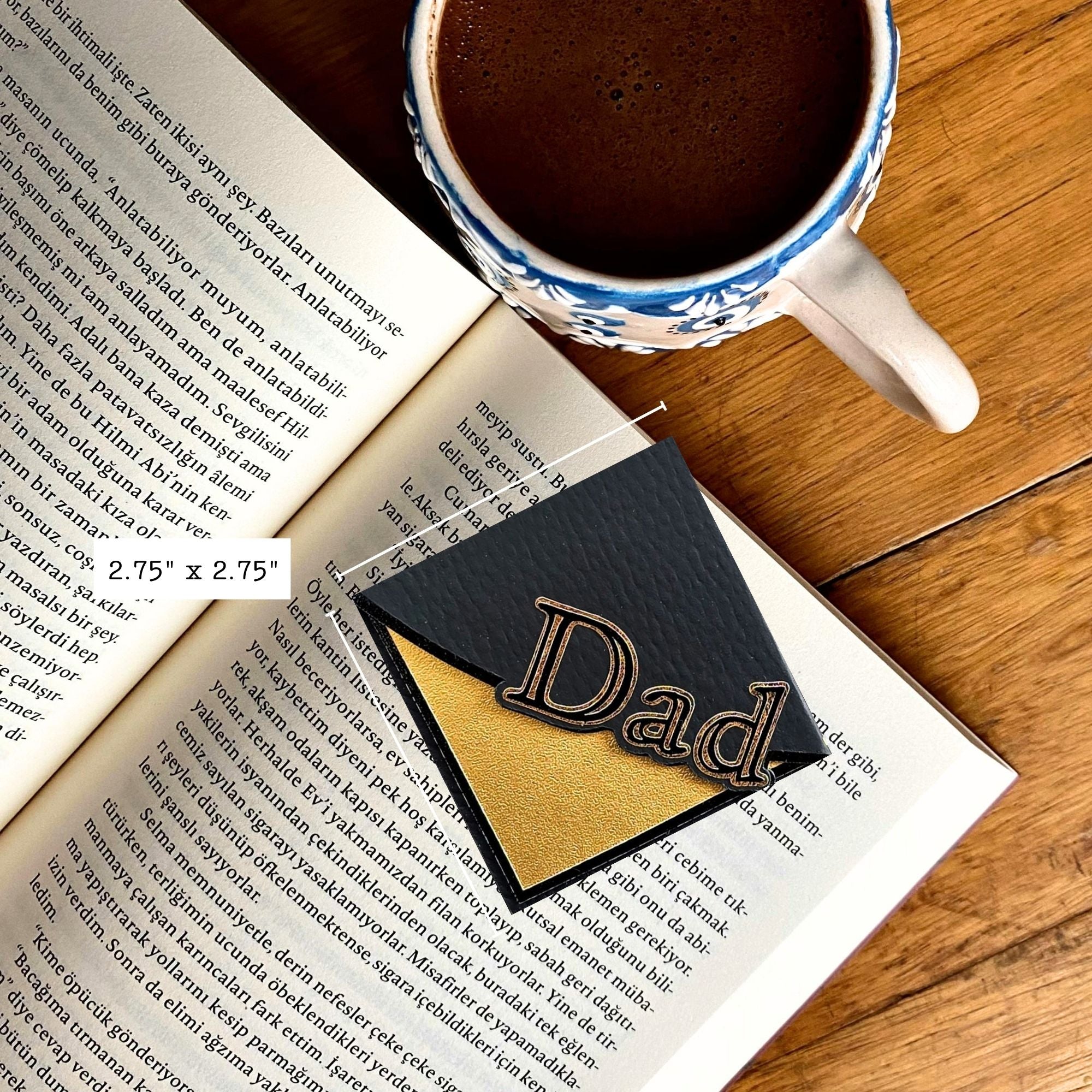 Dad Signature Corner Bookmark
