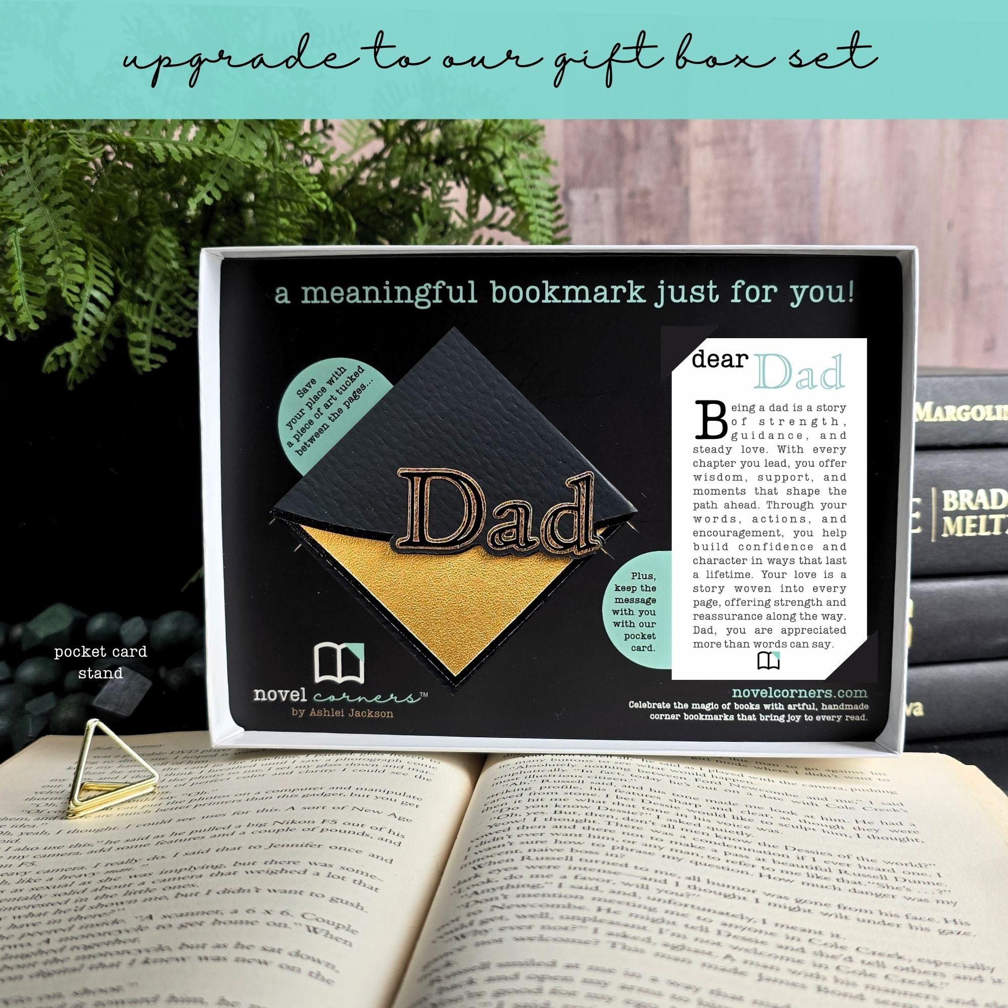 Dad Signature Corner Bookmark