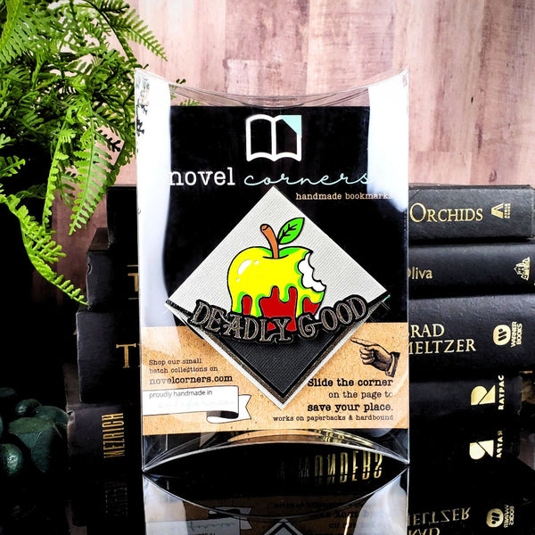 Deadly Apple Deluxe Handmade Corner Bookmark