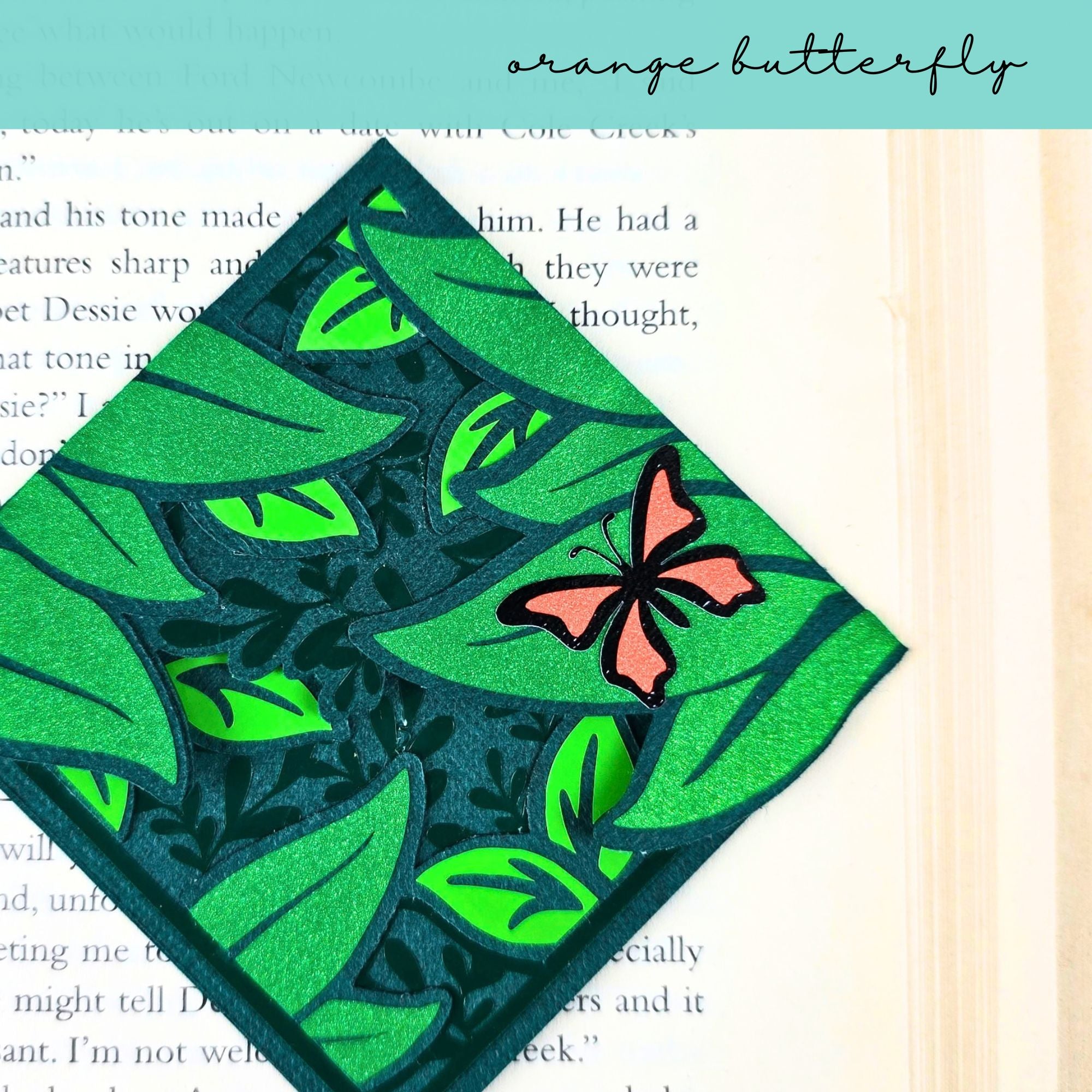 Leaves + Critter Deluxe Corner Bookmark