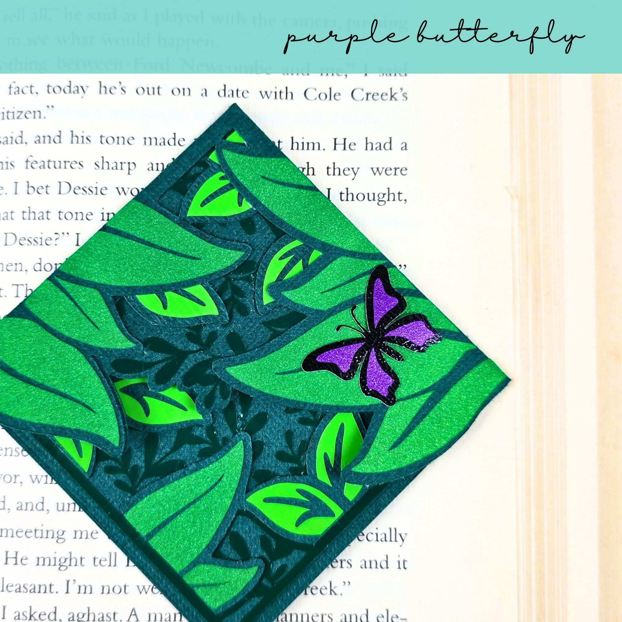 Leaves + Critter Deluxe Corner Bookmark