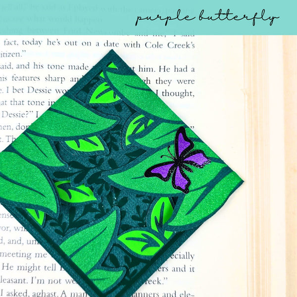 Leaves + Critter Deluxe Corner Bookmark