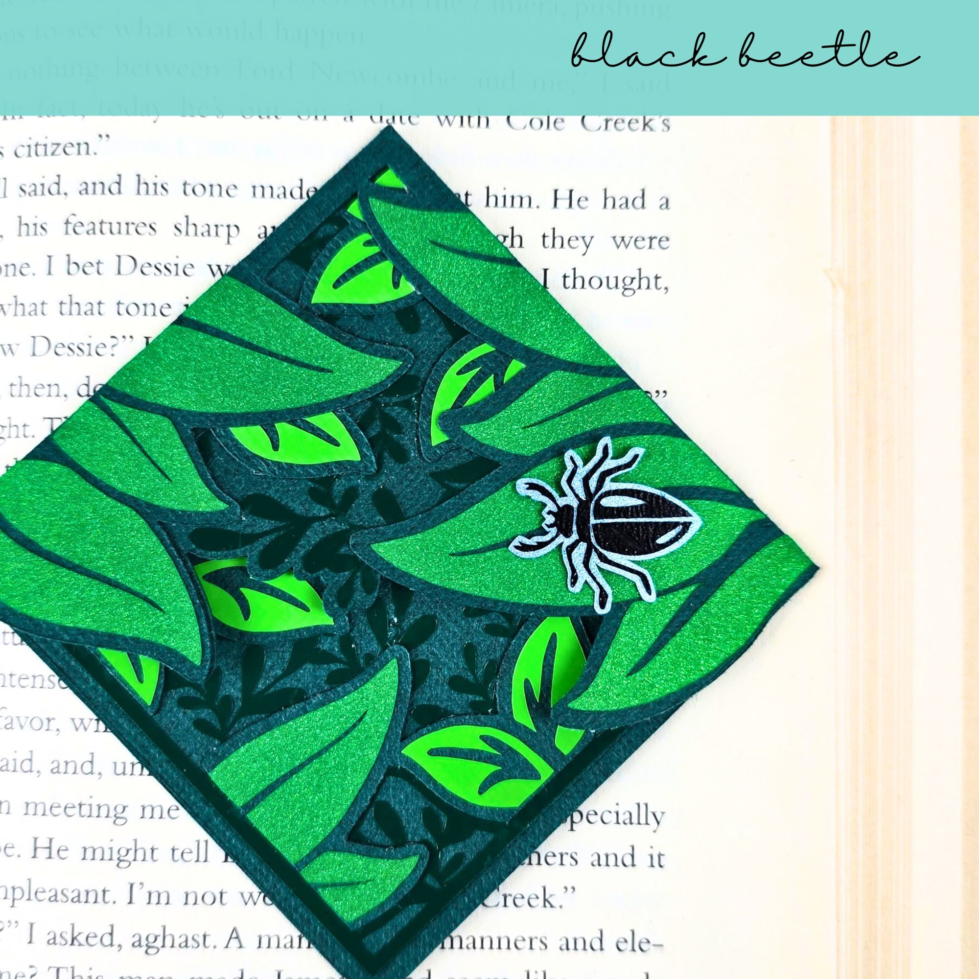 Leaves + Critter Deluxe Corner Bookmark