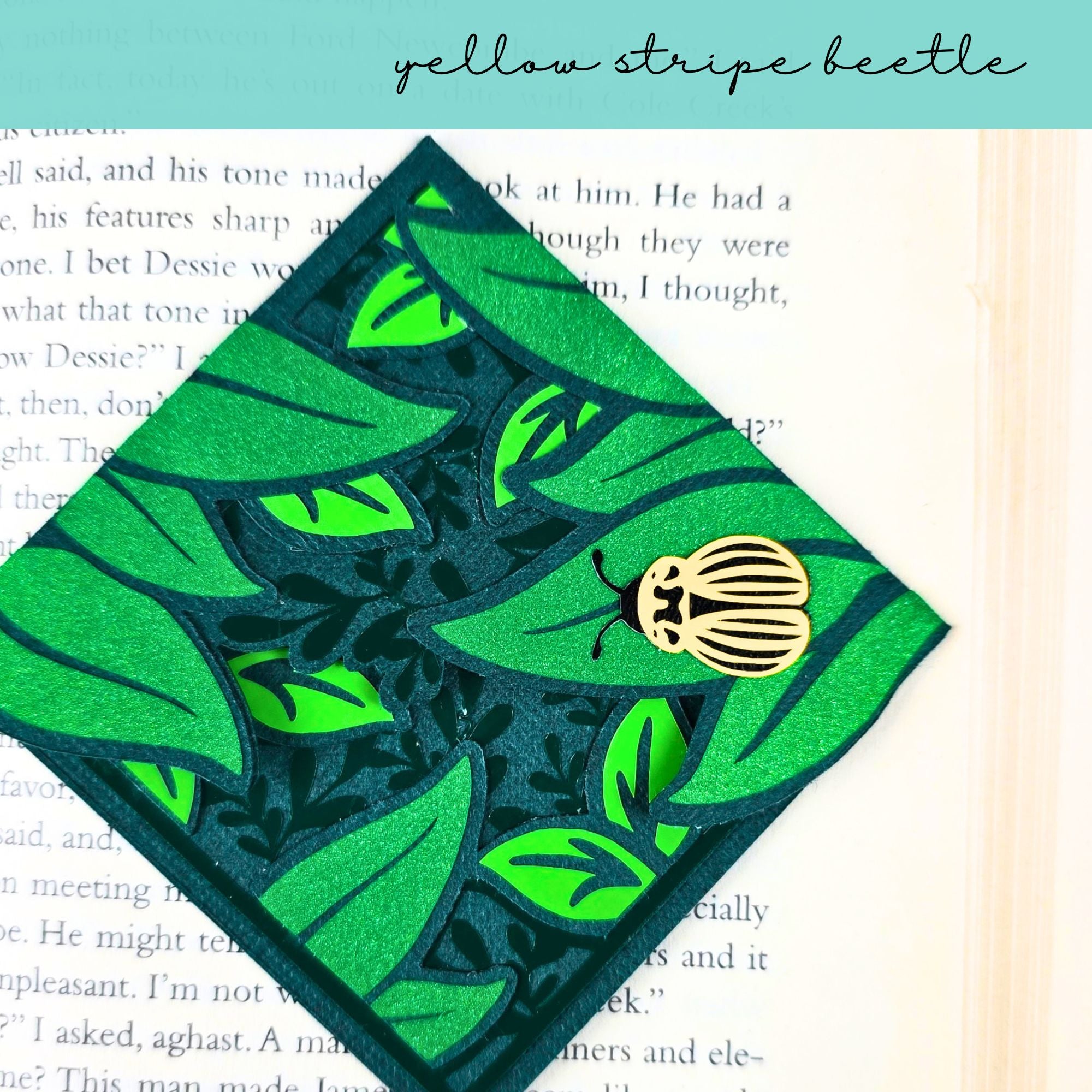 Leaves + Critter Deluxe Corner Bookmark