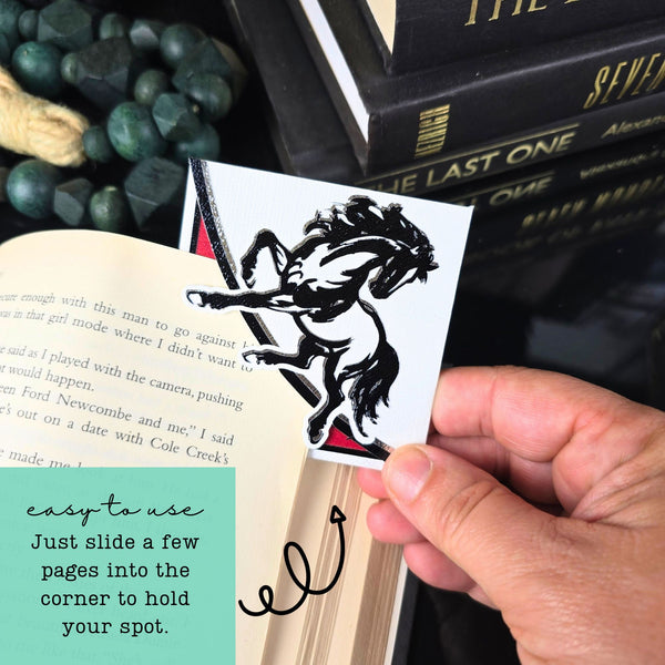 Gallant Horse Signature Corner Bookmark