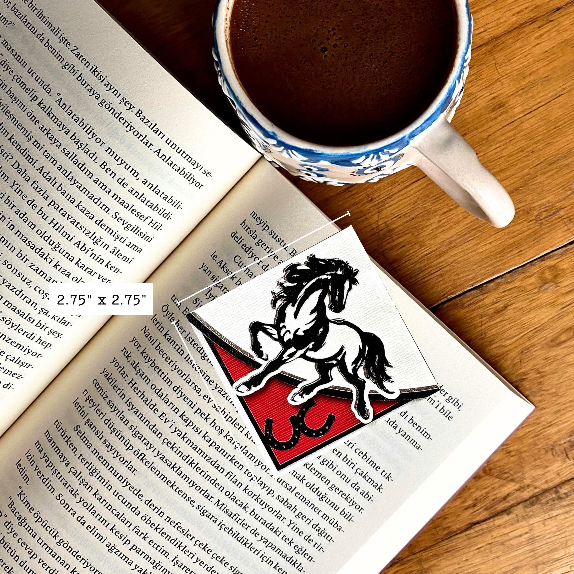 Gallant Horse Signature Corner Bookmark
