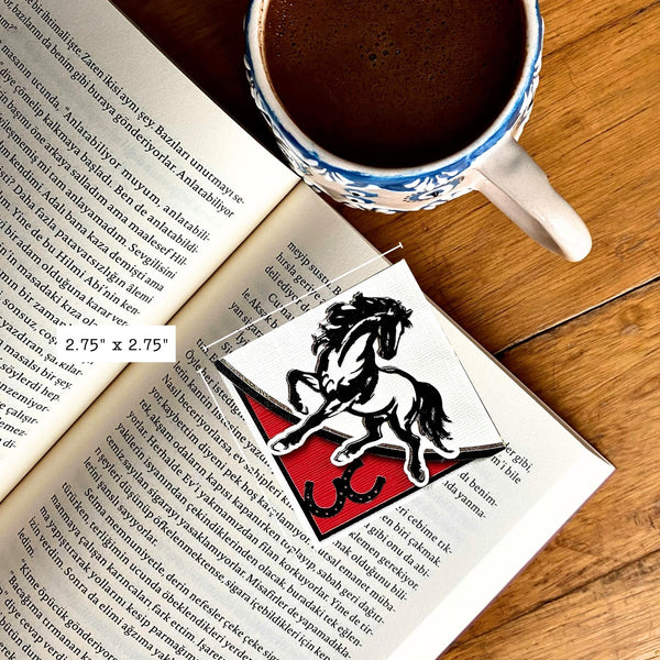 Gallant Horse Signature Corner Bookmark