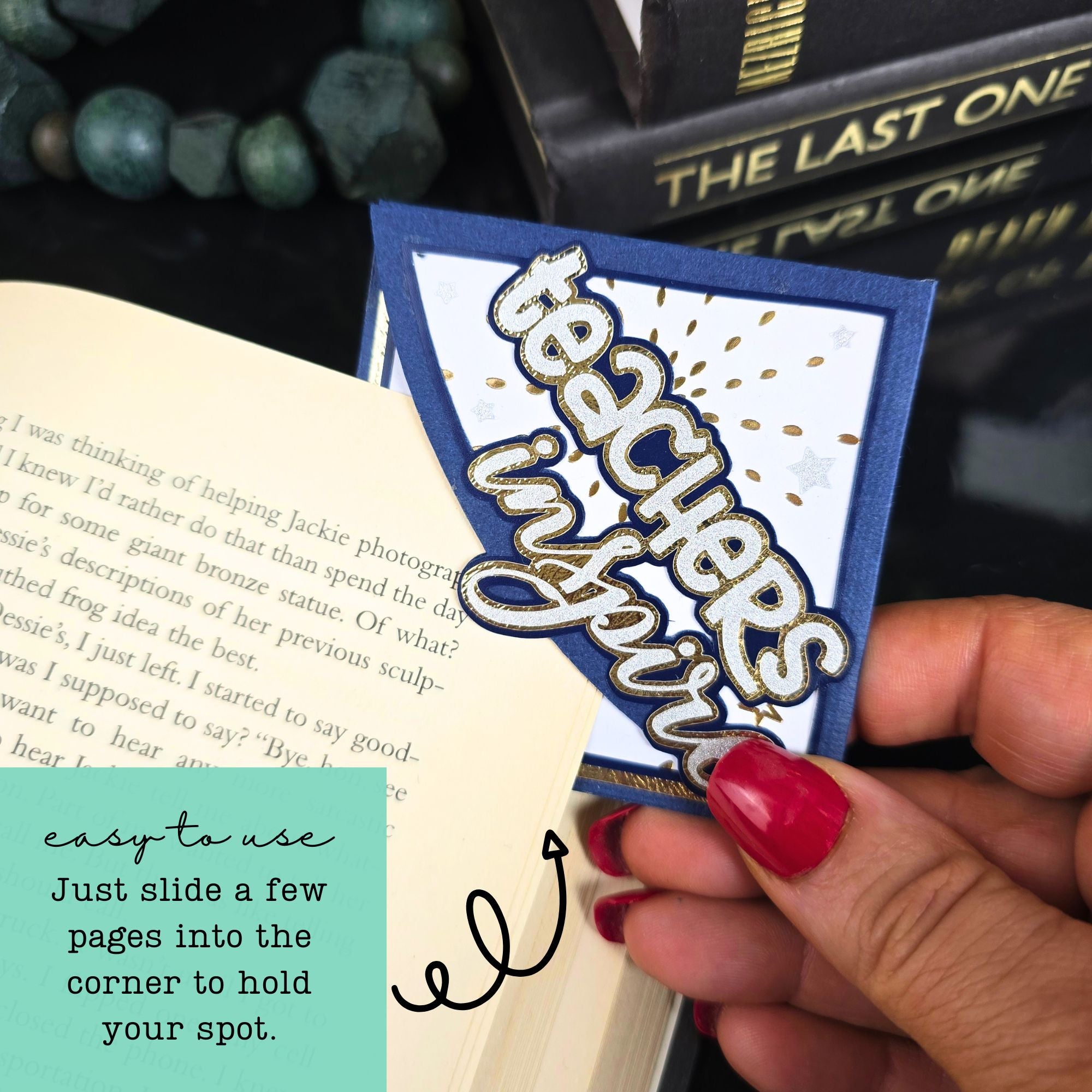 Teachers Inspire Signature Corner Bookmark