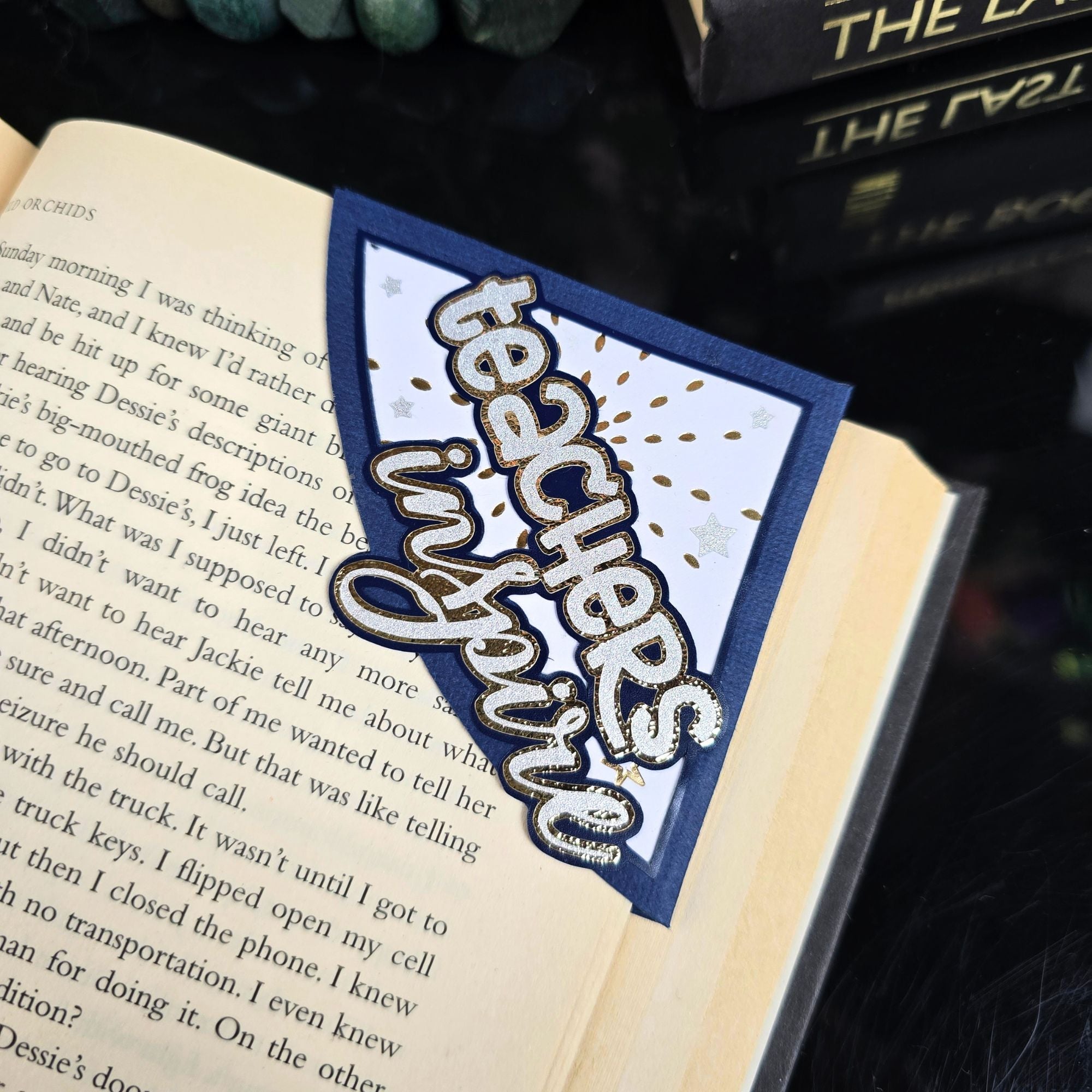 Teachers Inspire Signature Corner Bookmark