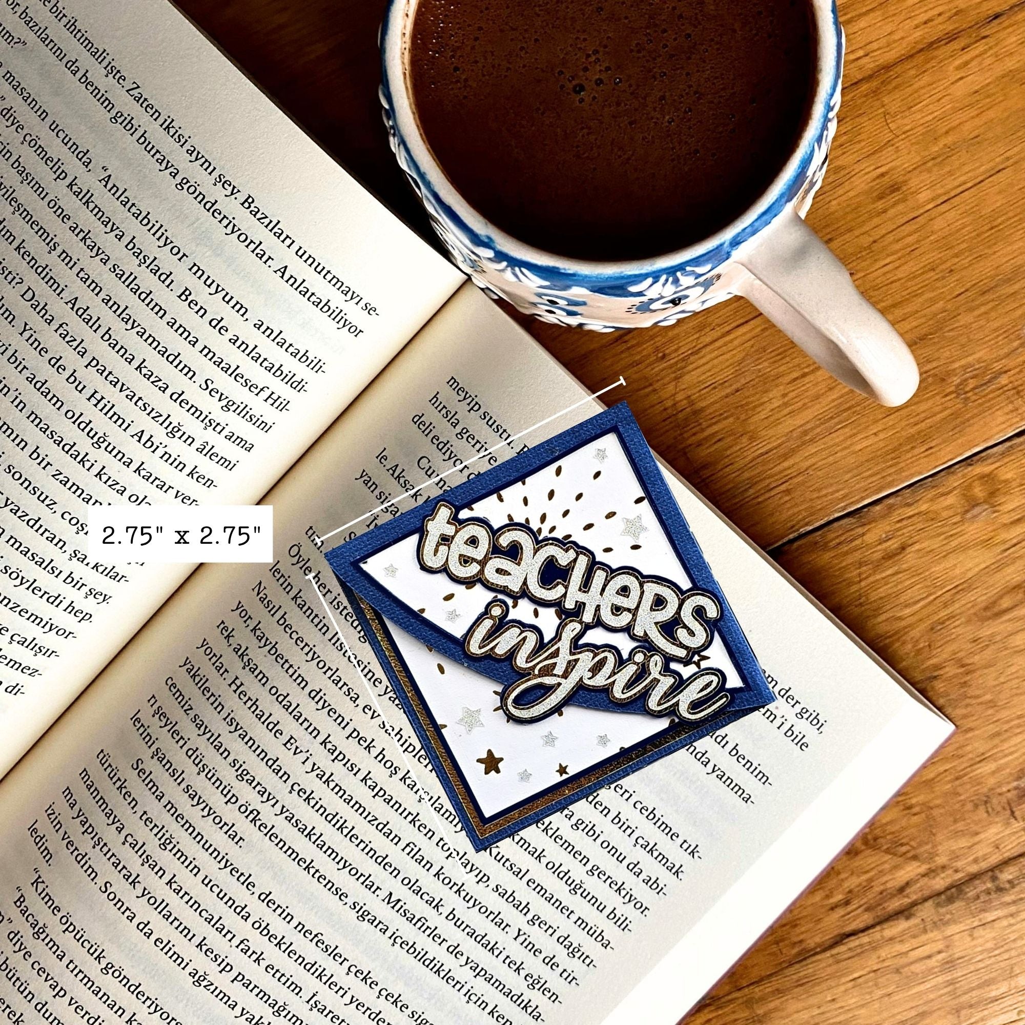 Teachers Inspire Signature Corner Bookmark