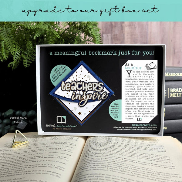 Teachers Inspire Signature Corner Bookmark