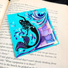 Mermaid Waves Deluxe Corner Bookmark