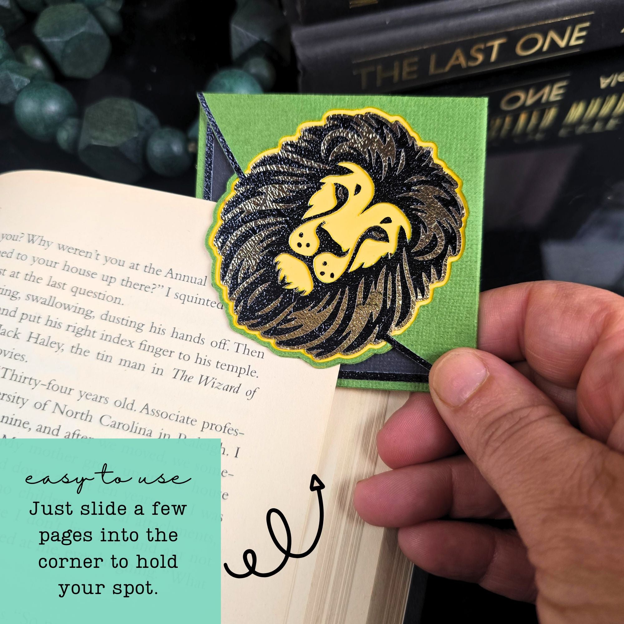 Regal Lion Signature Corner Bookmark