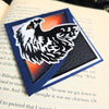 Patriotic Eagle Signature Handmade Corner Bookmark