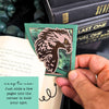 Watchful Hawk Eagle Signature Handmade Corner Bookmark