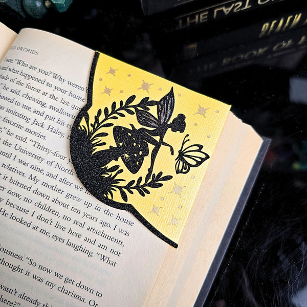 Silver Wing Fairy Deluxe Corner Bookmark