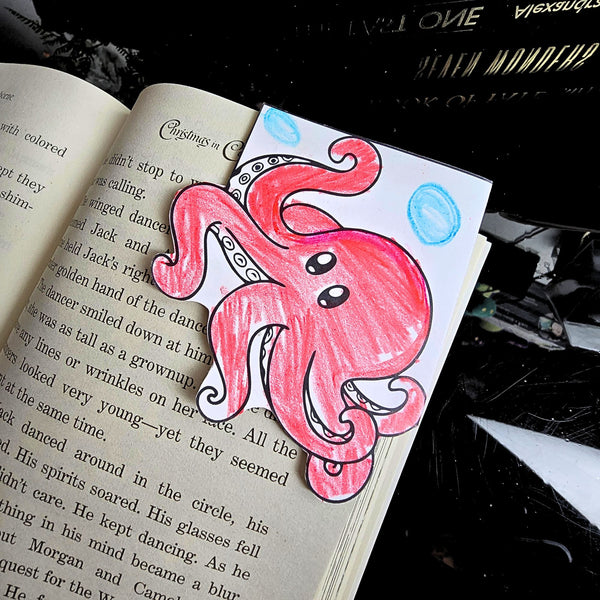 Color a Reading Buddy - Kids Bookmarks