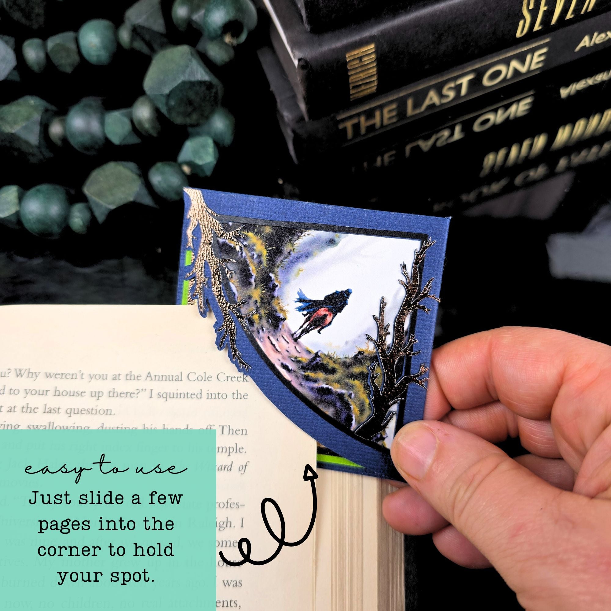 Lone Rider Deluxe Corner Bookmark