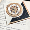 Delicate Compass Signature Corner Bookmark