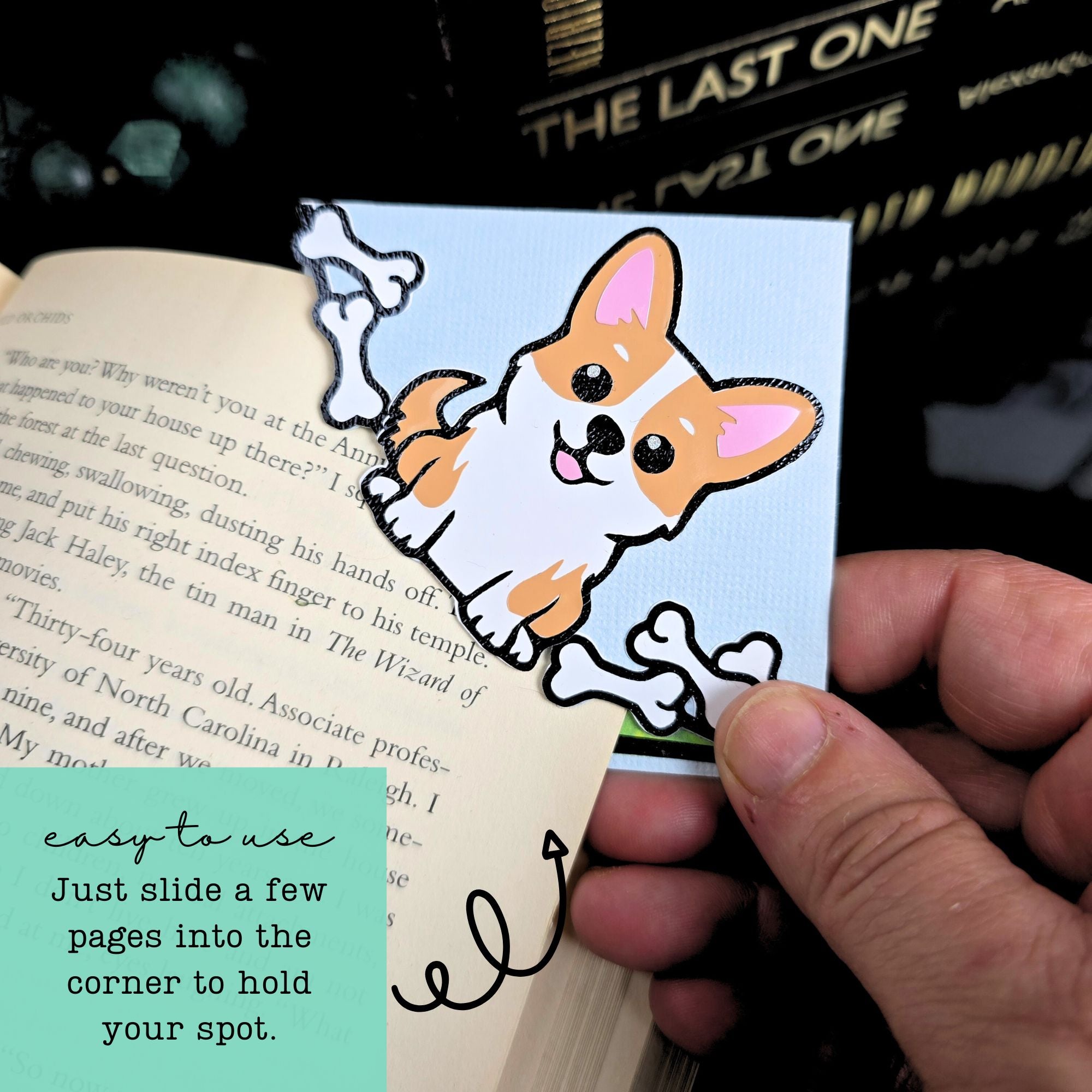 Choose a Doggy Signature Corner Bookmark