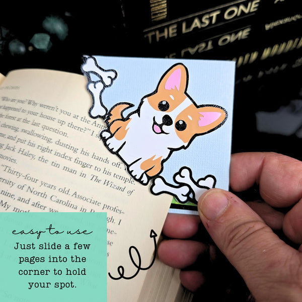 Choose a Doggy Signature Corner Bookmark