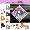 Kitty Among the Flowers Purple Signature Corner Bookmark