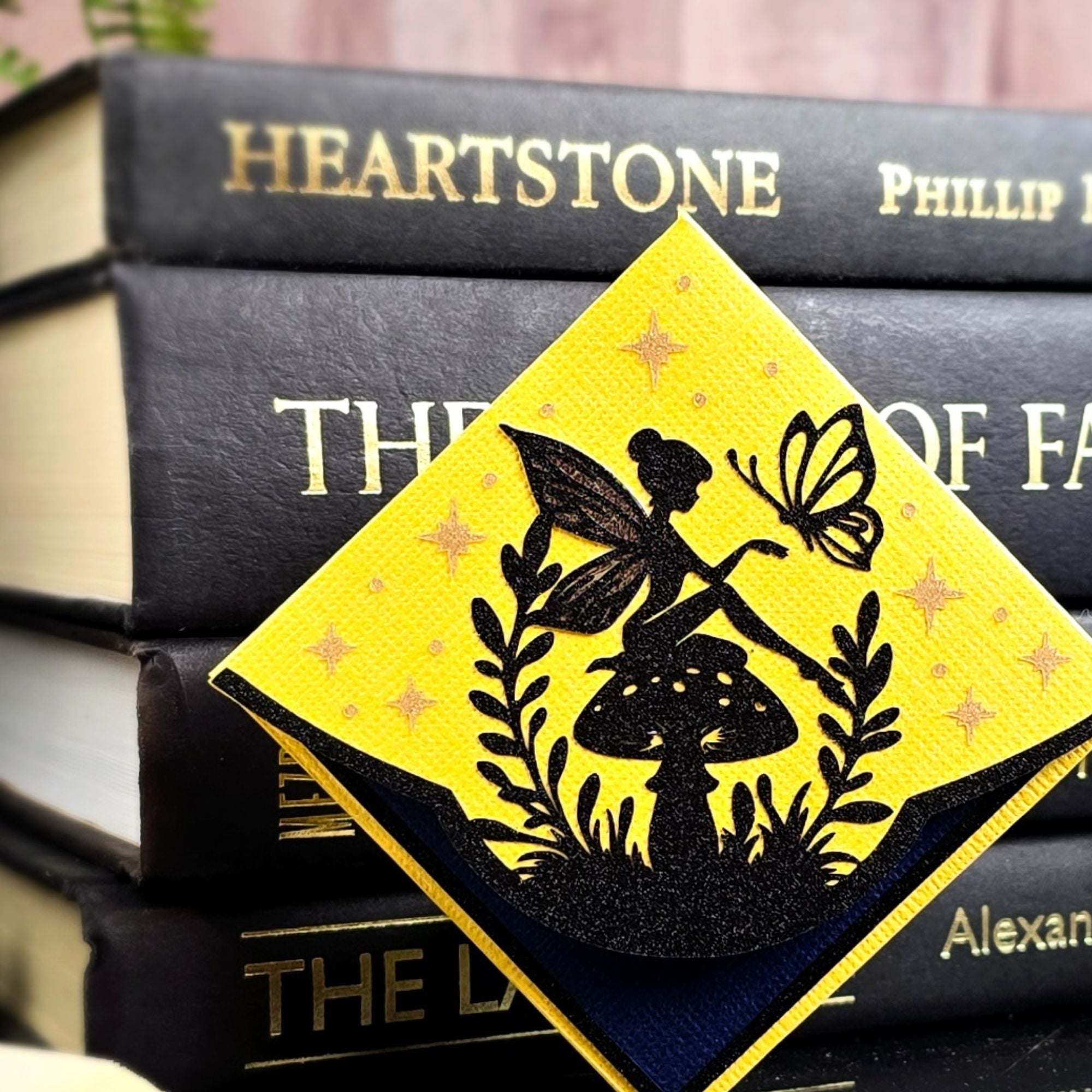 Silver Wing Fairy Deluxe Corner Bookmark