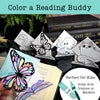 Color a Reading Buddy - Kids Bookmarks