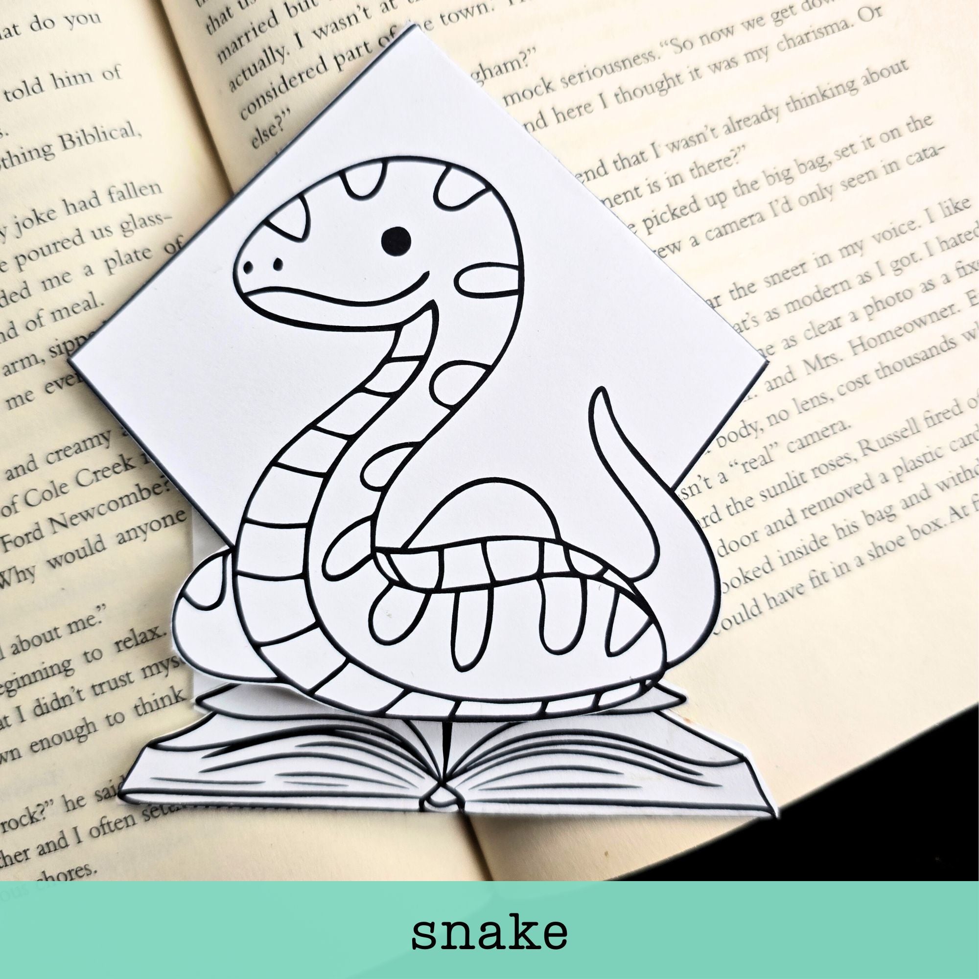 Color a Reading Buddy - Kids Bookmarks