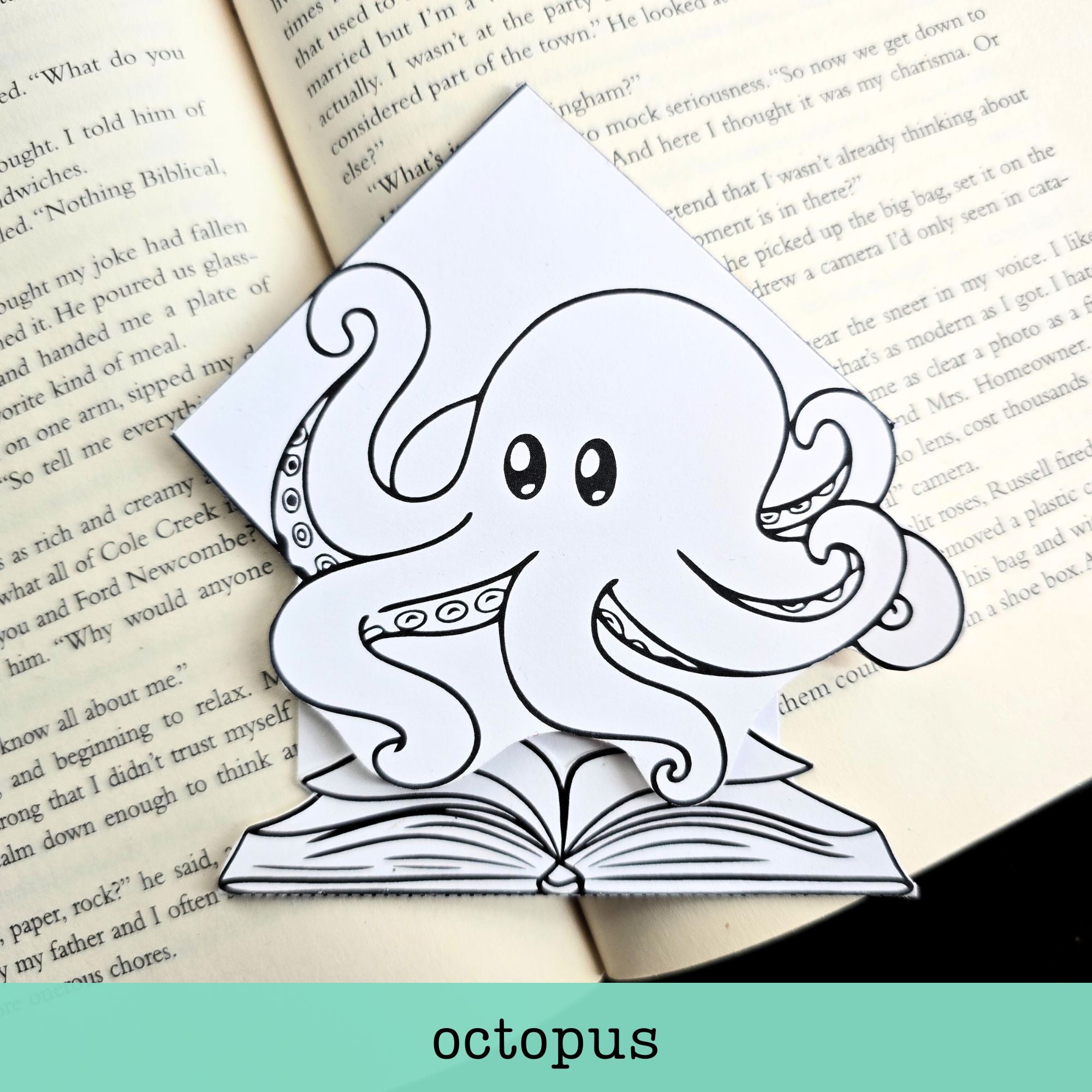 Color a Reading Buddy - Kids Bookmarks