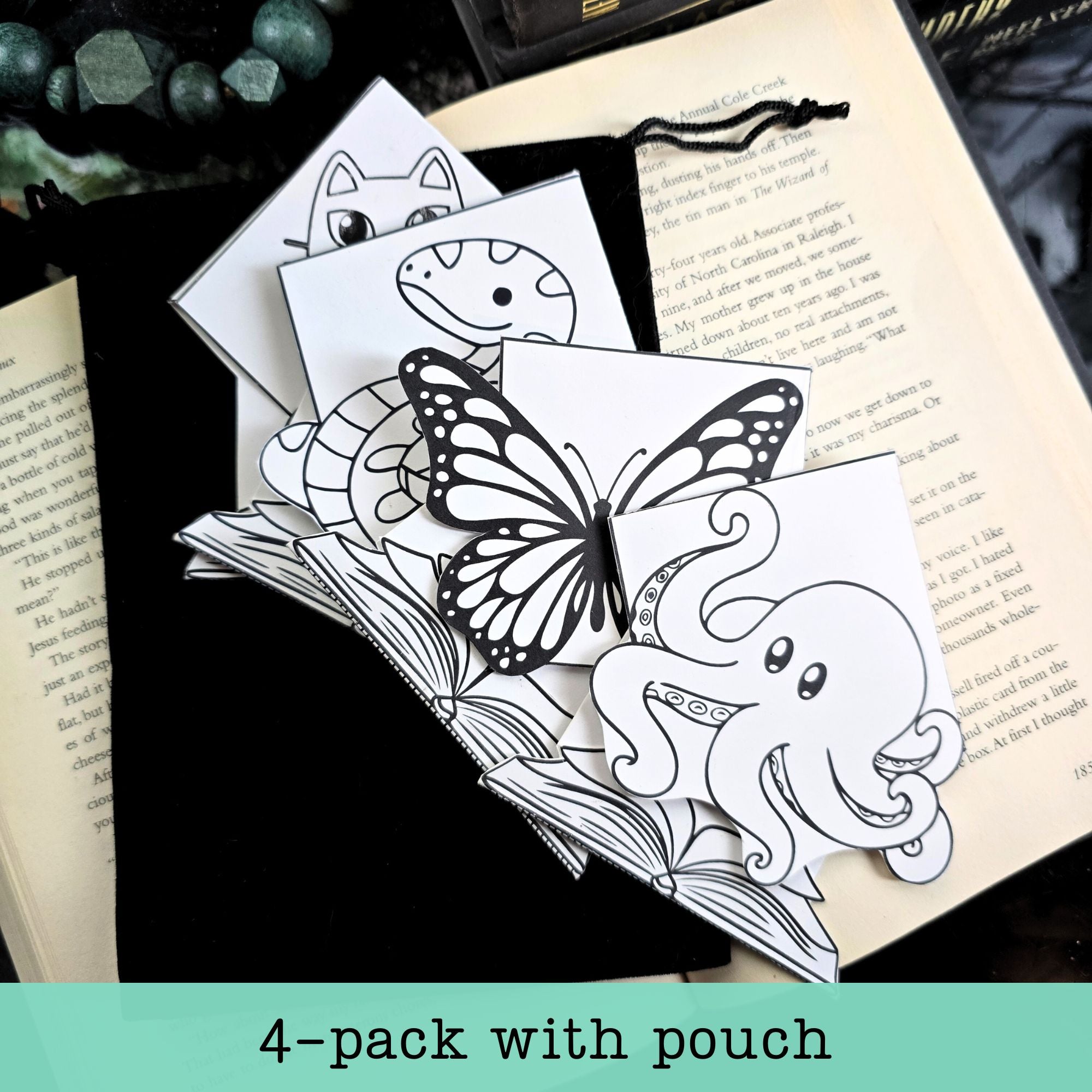 Color a Reading Buddy - Kids Bookmarks