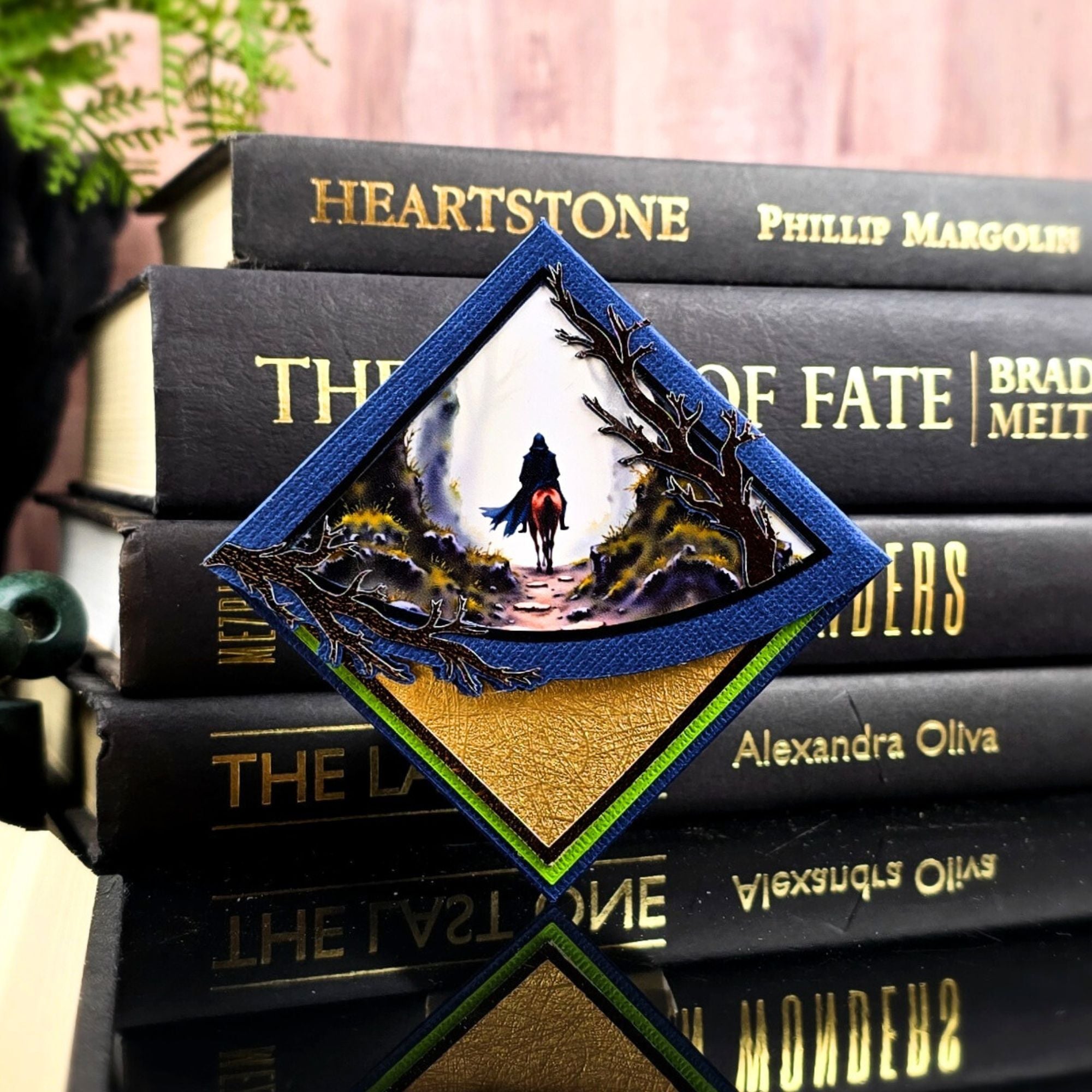 Lone Rider Deluxe Corner Bookmark