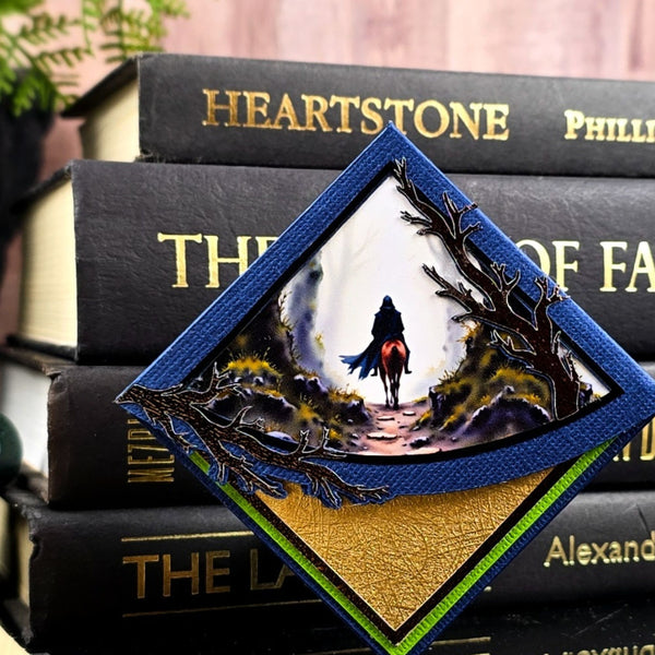 Lone Rider Deluxe Corner Bookmark