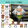 Choose a Doggy Signature Corner Bookmark